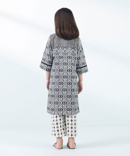 2 Piece - Embroidered Cambric Suit (KID)