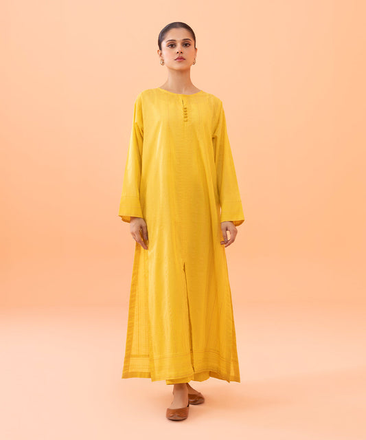 2 Piece - Solid Lawn Suit