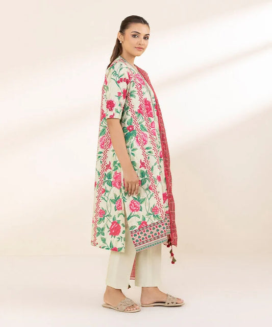 2 Piece - Printed Lawn Suit