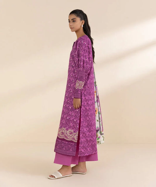 2 Piece - Embroidered Lawn Suit