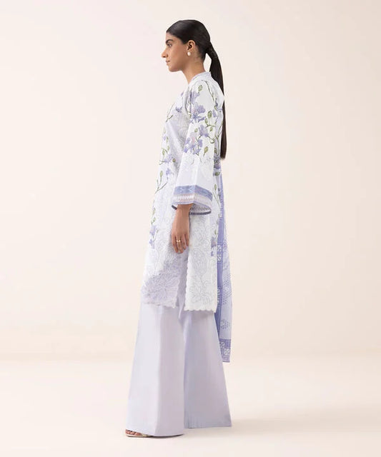 3 Piece - Embroidered Lawn Suit