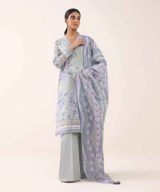 3 Piece - Embroidered Lawn Suit