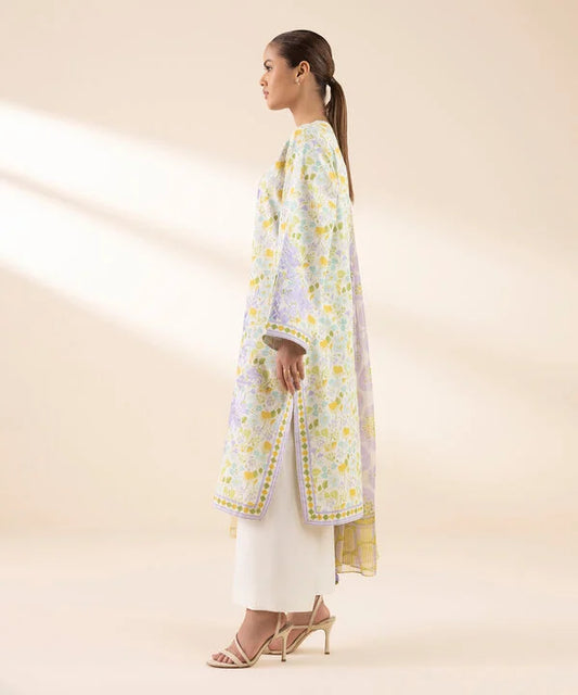 3 Piece - Embroidered Lawn Suit