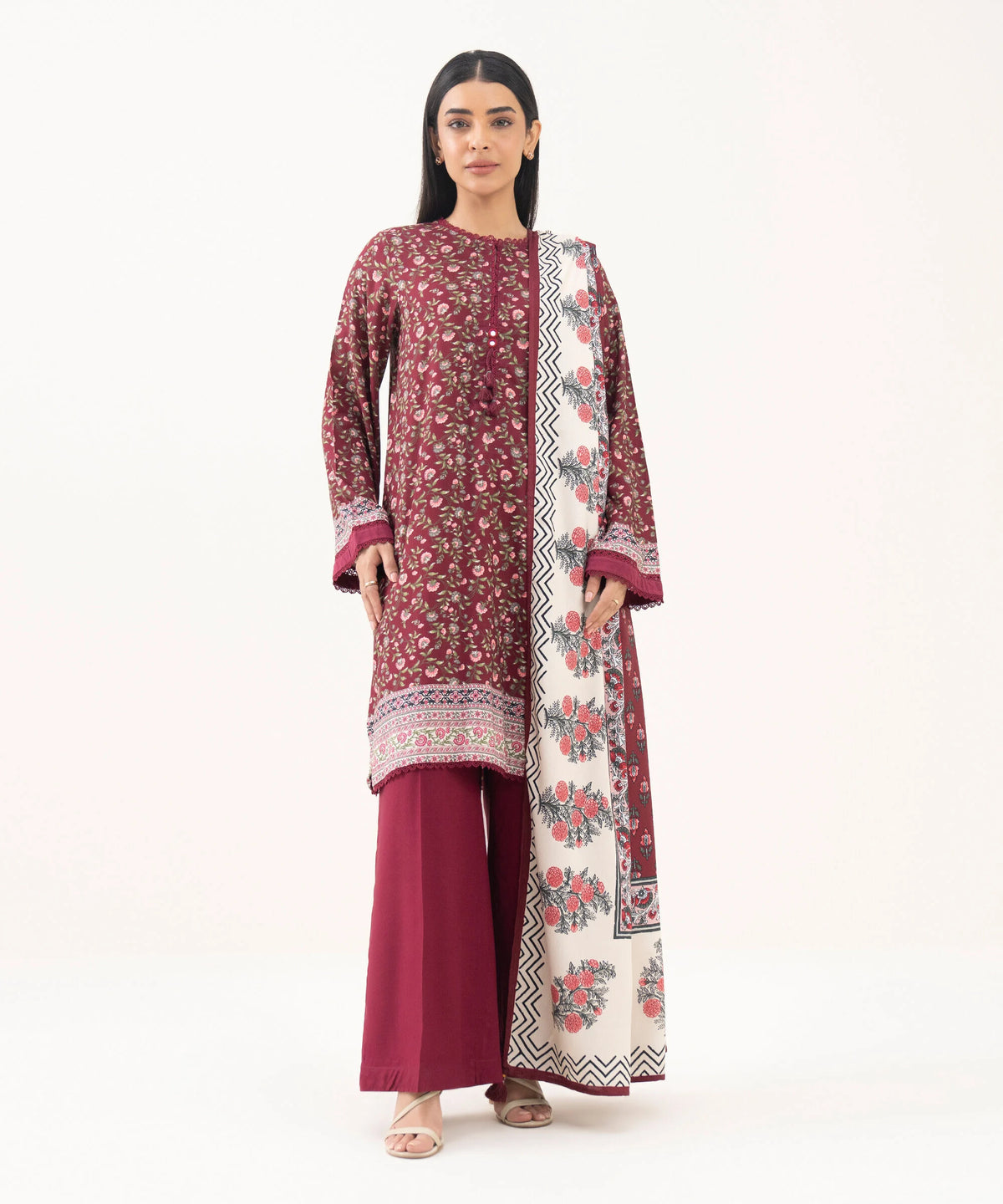 Printed Linen Viscose Shirt