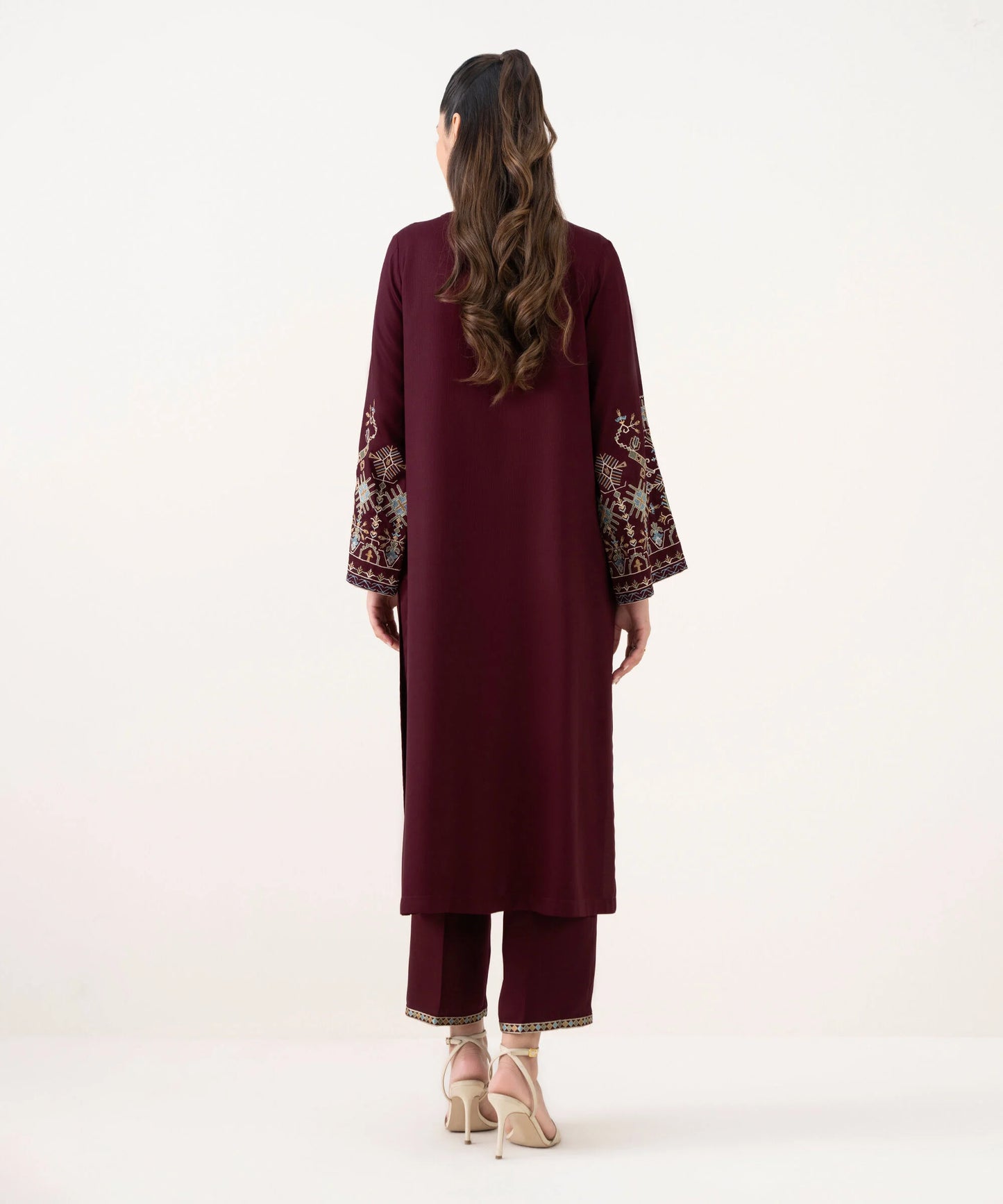 3 Piece - Embroidered Bedford