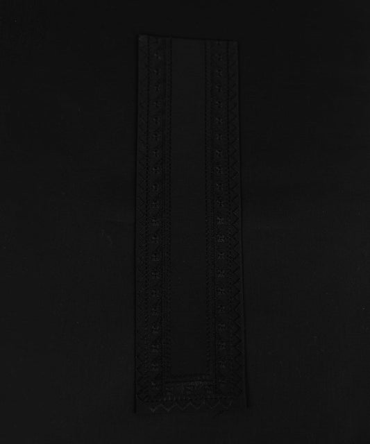 Embroidered Cotton Suit