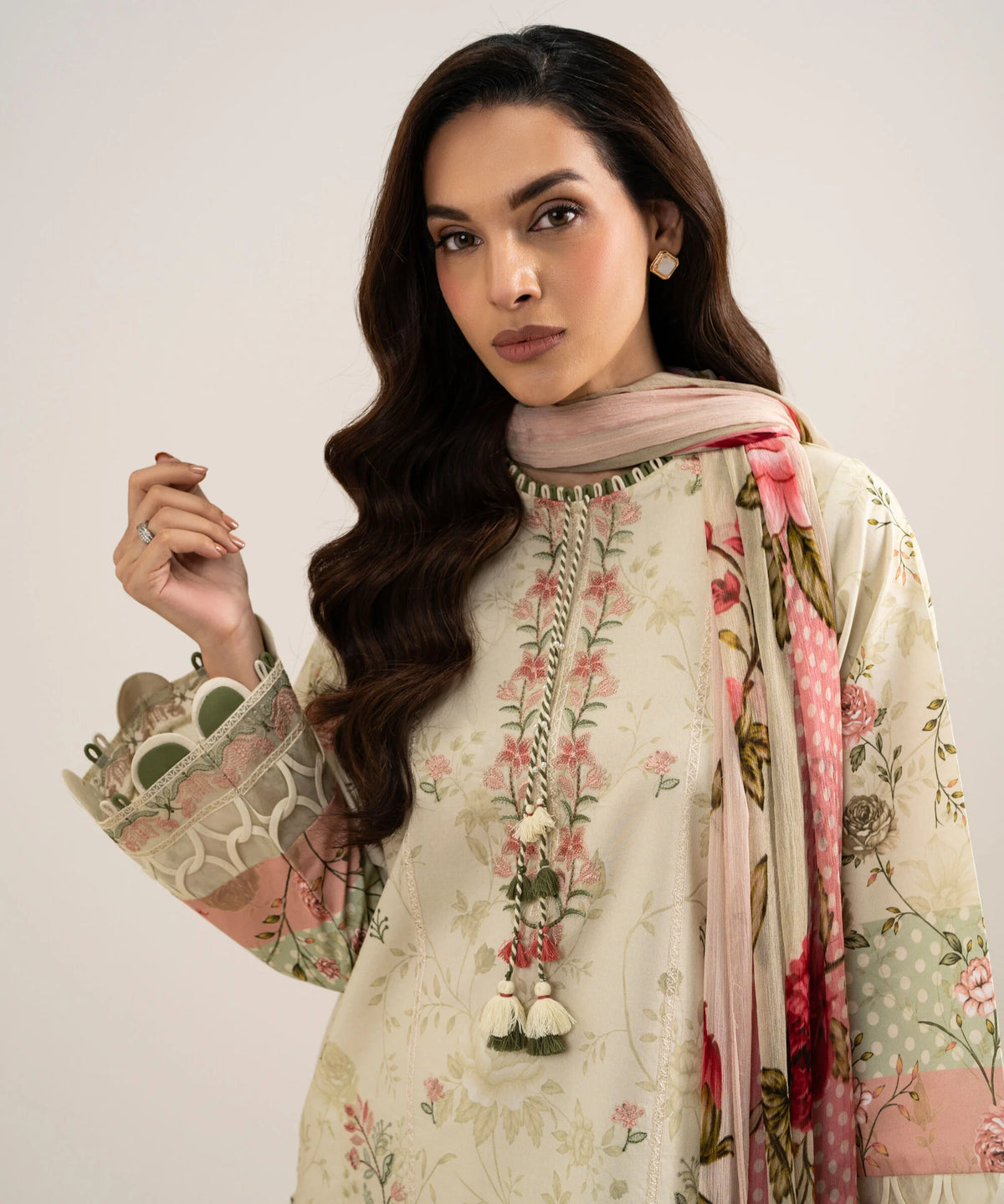 3 Piece - Embroidered Lawn Suit