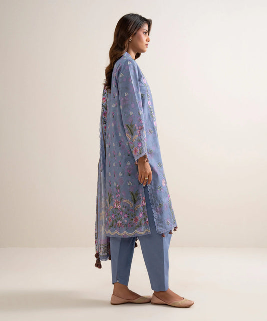 3 Piece - Embroidered Lawn Suit