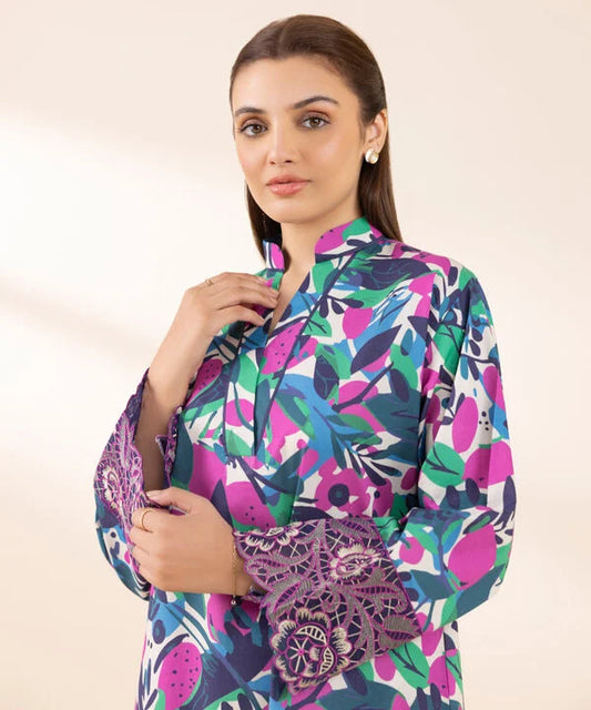 2 Piece - Embroidered Lawn Suit