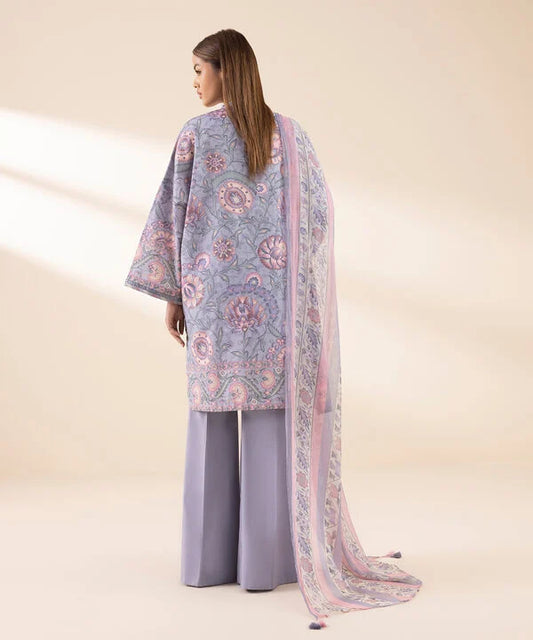 3 Piece - Embroidered Lawn Suit