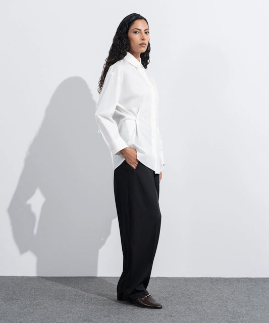 Cinched Waist Shirt