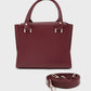 Maroon Top Handle Bag