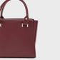 Maroon Top Handle Bag