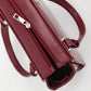 Maroon Top Handle Bag