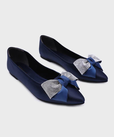 Navy blue Flats