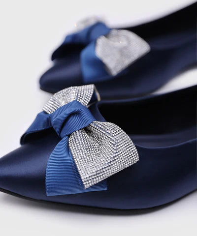 Navy blue Flats