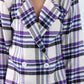 Cropped Flannel Jacket