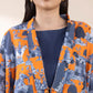 2 Piece - Printed Cotton Satin Suit