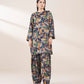 2 Piece - Printed Cotton Satin Suit