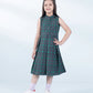Checkered Poplin Dress