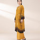 2 Piece - Printed Raw Silk Suit
