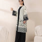2 Piece - Printed Raw Silk Suit