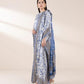 Printed Satin Kaftan