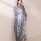 Printed Satin Kaftan