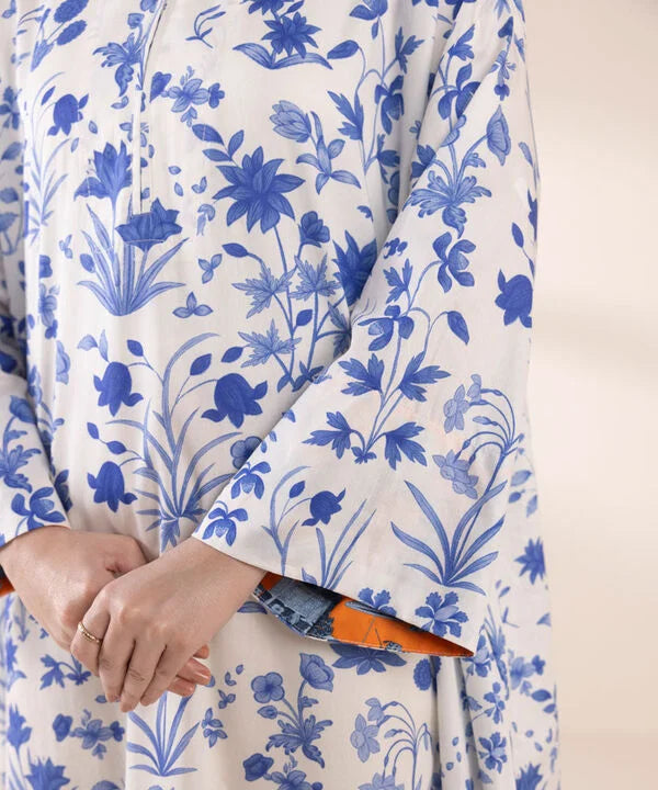 Printed Satin Shirt