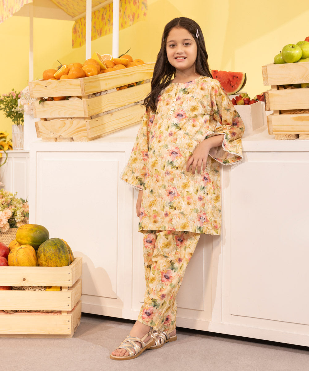 2 Piece - Embroidered Lawn Suit