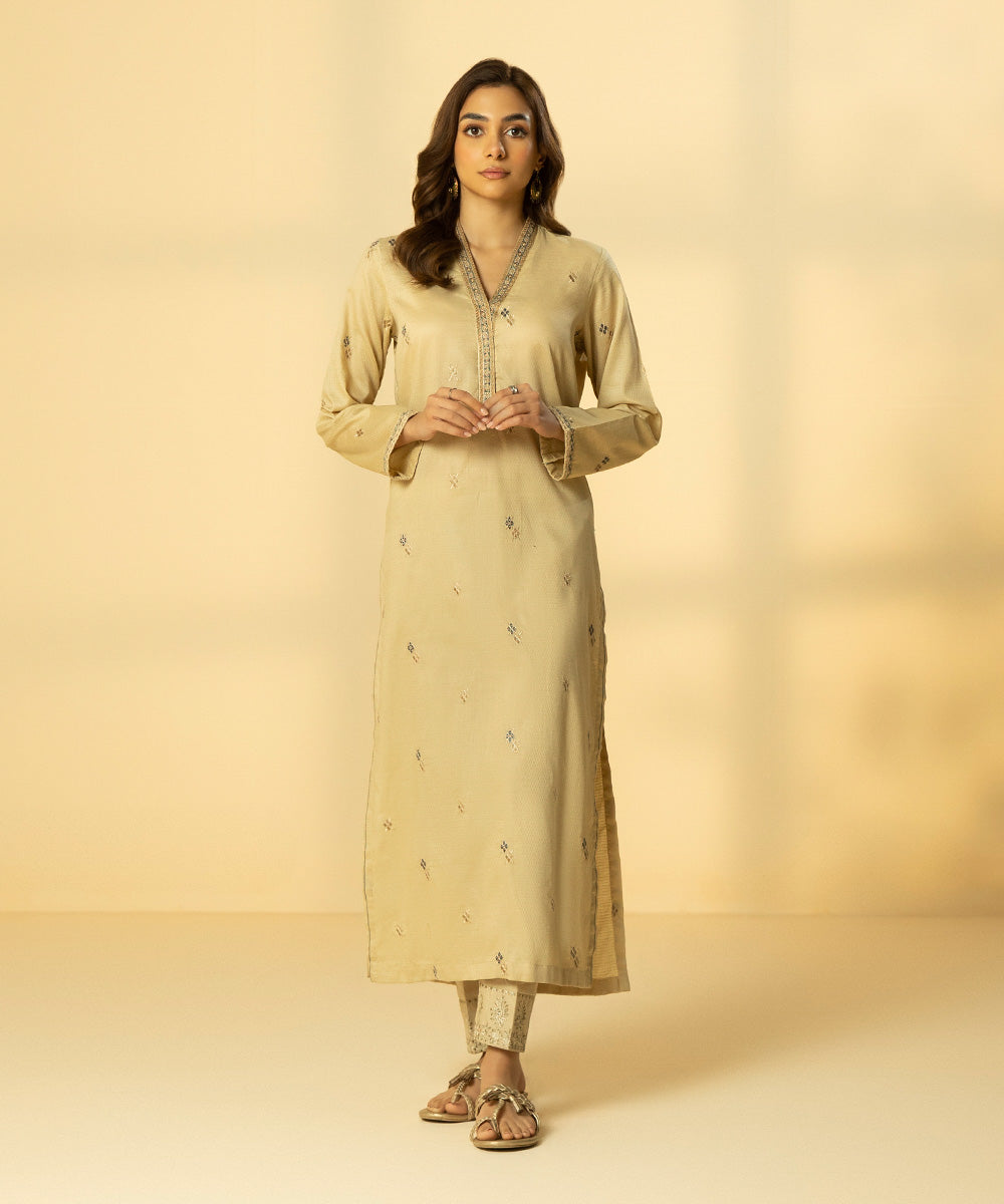 Embroidered Cotton Shirt