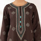 Block Printed Khaddar Shirt