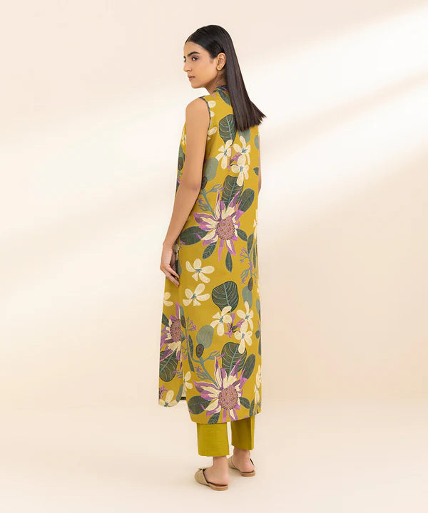 Printed Khaddar Shirt