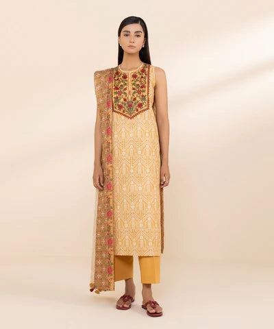 2 Piece - Embroidered Lawn Suit