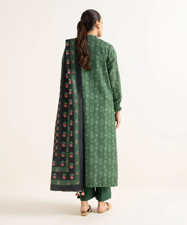 2 Piece - Printed Light Khaddar Suit