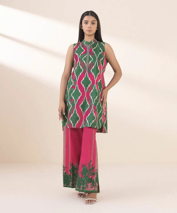 2 Piece - Printed Lawn Suit