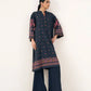 2 Piece - Printed Viscose Khaddar Suit