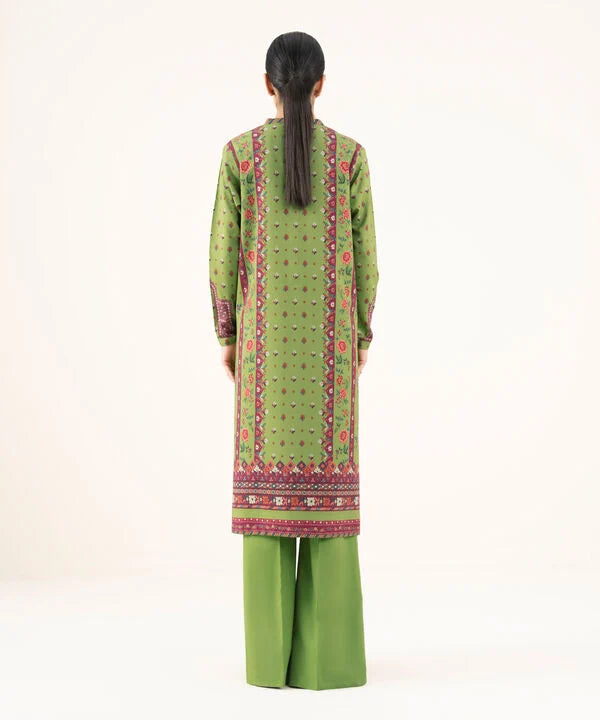 2 Piece - Printed Viscose Khaddar Suit