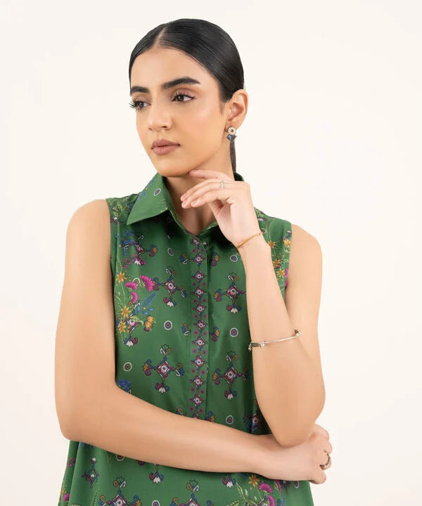 2 Piece - Printed Viscose Khaddar Suit