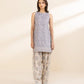 2 Piece - Printed Crosshatch Suit