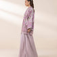 2 Piece - Printed Silk Suit