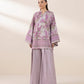 2 Piece - Printed Silk Suit