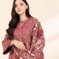 3 Piece - Embroidered Light Khaddar Suit