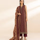 3 Piece - Printed Khaddar Suit