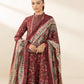 3 Piece - Embroidered Cotton Suit