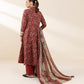3 Piece - Embroidered Cotton Suit