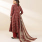 3 Piece - Printed Cotton Suit