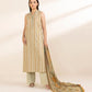 3 Piece - Printed Cotton Suit