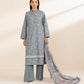 3 Piece - Printed Cotton Suit