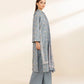 3 Piece - Printed Cotton Suit